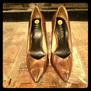 ❤Paper Fox Beautiful Gold Pumps